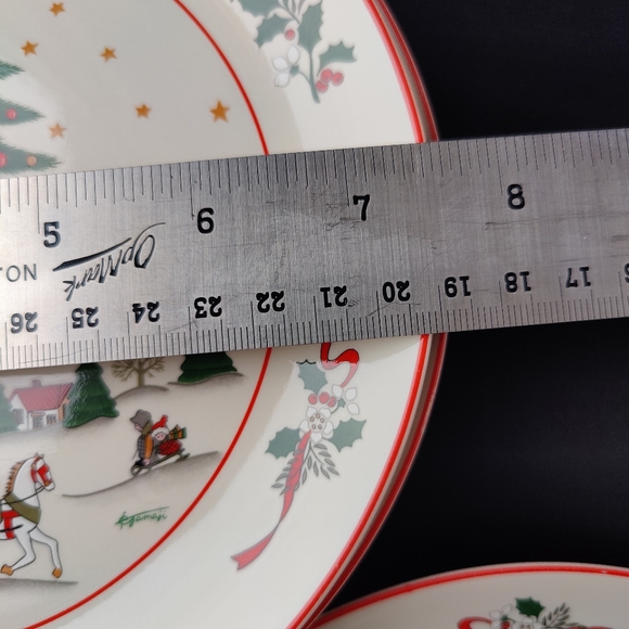 4 side plates 🍽️ | vintage | Made in Japan | The Joy Of Christmas 🎄🎁 - Picture 12 of 13